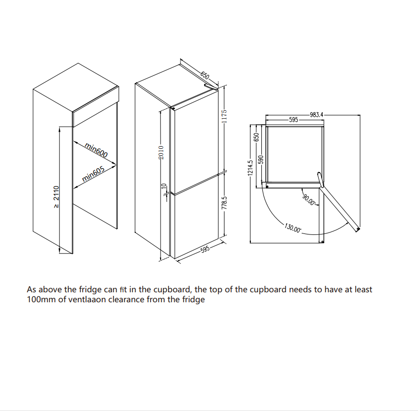 Refrigerator KR 2160 WG - Image 3